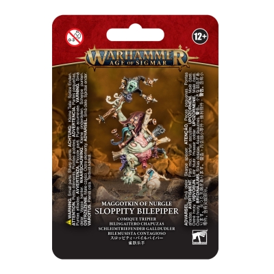 Tania figurka Maggotkin of Nurgle Sloppity Bilepiper z Games Workshop